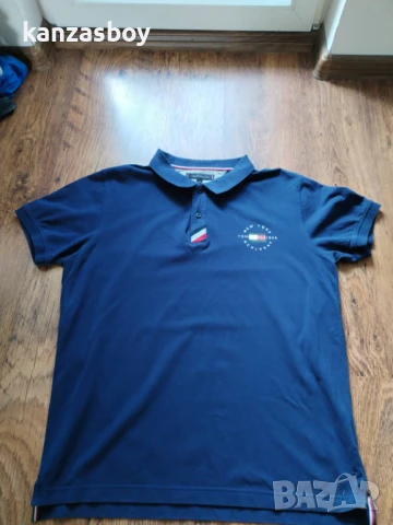 Tommy Hilfiger - страхотна мъжка тениска XL, снимка 7 - Тениски - 50449123
