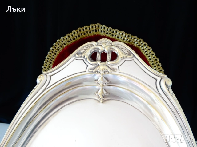 Посребрена лопатка за трохи Derby Silver Co. , снимка 2 - Антикварни и старинни предмети - 52012905