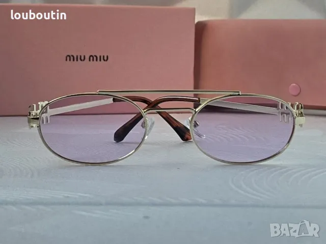 Miu 2024 дамски слънчеви очила елипса, снимка 10 - Слънчеви и диоптрични очила - 38152005