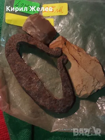 МНОГО СТАР ЧАКМАК ОГНИВО РЪЧНО КОВАНО ЖЕЛЯЗО с ДВА КРЕМЪКА 42729, снимка 12 - Антикварни и старинни предмети - 46774841