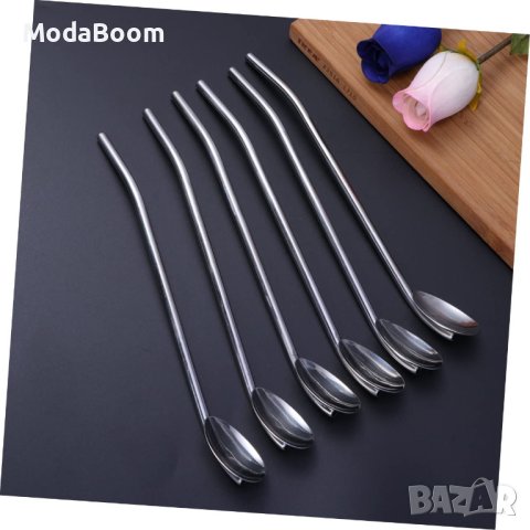 ПРОМОЦИЯ🤩Комплект 6бр метални лъжици 2в1 + 💥ПОДАРЪК🎁 четка🤩, снимка 9 - Прибори за хранене, готвене и сервиране - 43544929