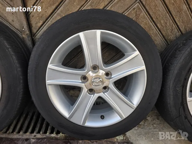 Комплект оригинални алуминиеви джанти за MAZDA 6, 16 цола 5х114.3, с летни гуми, снимка 4 - Гуми и джанти - 49766839