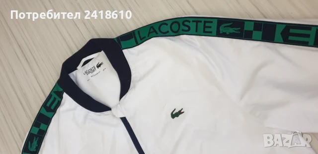 Lacoste Sport Regular Fit Full Zip Mens Size 4 - M НОВО! ОРИГИНАЛ! Мъжко Горнище с цял Цип!