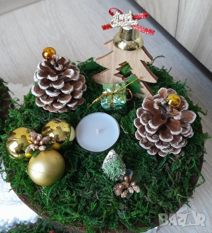 Коледни свещници , снимка 3 - Декорация за дома - 43231870