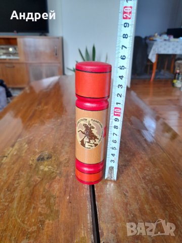 Стара дървена солница #4, снимка 6 - Антикварни и старинни предмети - 43836666