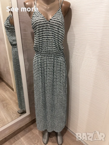 ZARA дълга рокля М, снимка 3 - Рокли - 53571900