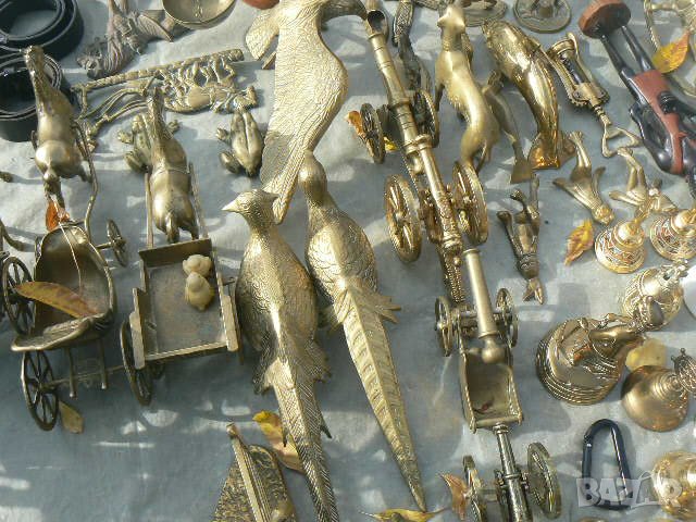 Бронзови изделия-коне с файтон и каруци,животни,разни др., снимка 8 - Антикварни и старинни предмети - 43007389