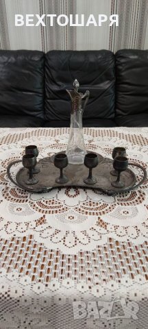 Старинен Посребрен Немски Сервиз WMF, снимка 6 - Антикварни и старинни предмети - 38471088