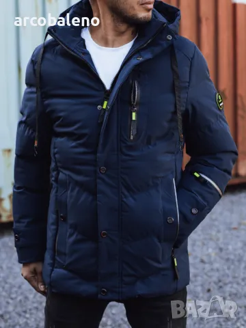 Мъжко ватирано зимно яке, 4цвята , снимка 9 - Якета - 47466651