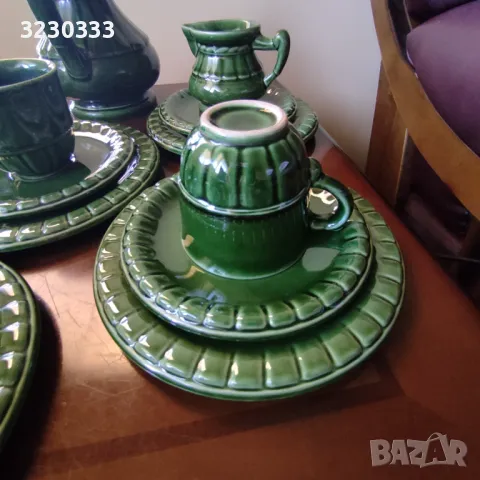 Керамичен сервиз за чай 19 части, снимка 4 - Сервизи - 47659392