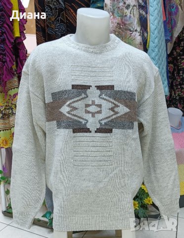 Мъжки пуловери от естествени материи-мерино,ламска вълна, снимка 2 - Пуловери - 43435793