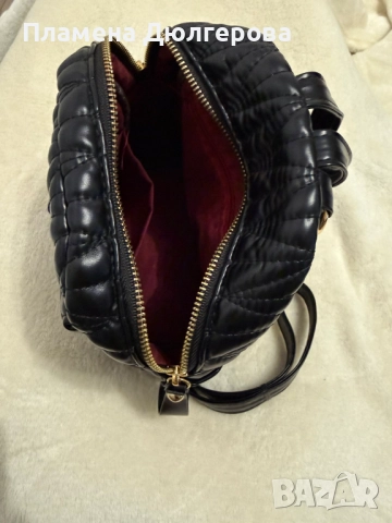 Черна дамска раница , снимка 3 - Раници - 52878946