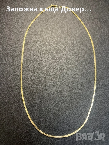 Златен Ланец житен клас синджир  златно ланче 14 к 585 gold zlato zlatni lanec lance , снимка 4 - Колиета, медальони, синджири - 51840190