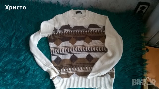 пуловер произведен в Гърция марков от заводът Цезар, снимка 2 - Пуловери - 27720934