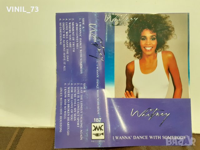 Whitney Houston ‎– I Wanna Dance With Somebody, снимка 3 - Аудио касети - 32221508