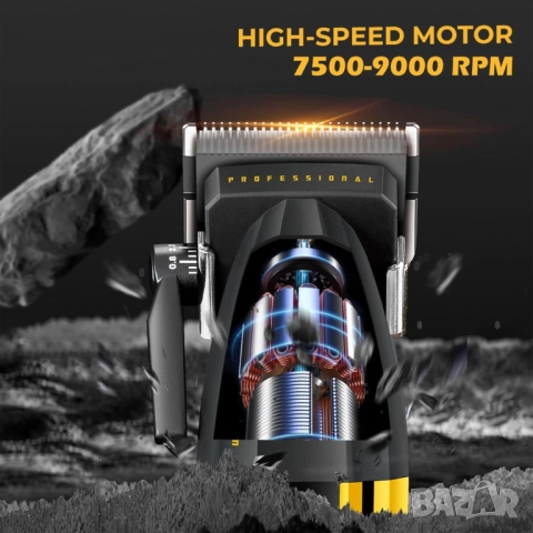 Професионална машинка за подстригване VGR V-285, снимка 7 - Тримери - 52093541