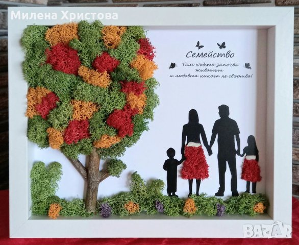 Картина със скандинавски мъх , снимка 1