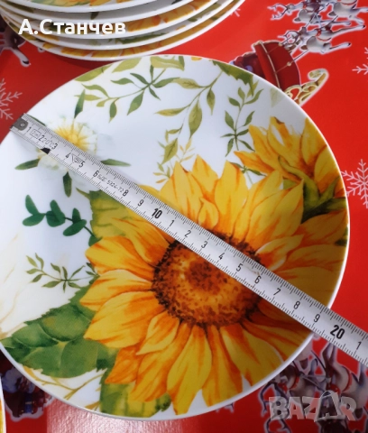 Сервиз за хранене Morello, Sunflower, 18 части, снимка 6 - Сервизи - 52875325
