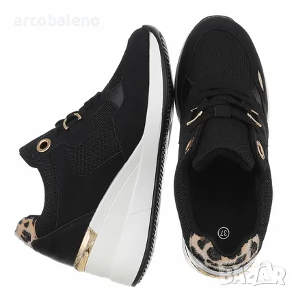 Дамски кецове на танкетка, 4цвята , снимка 11 - Кецове - 48437543