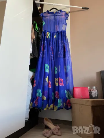 Djofra Дълга рокля от шифон​,​ S-M, снимка 1