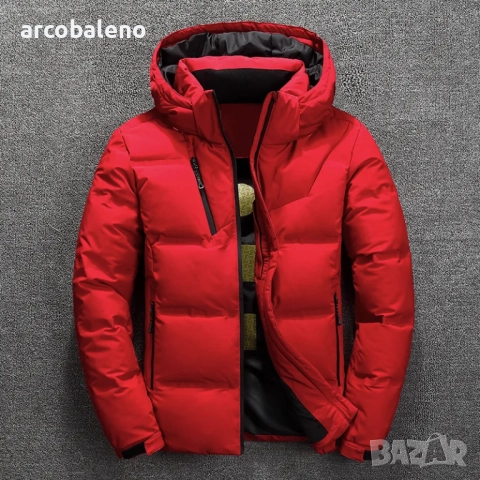 Мъжко зимно топло яке с качулка, 4цвята , снимка 7 - Якета - 52018571