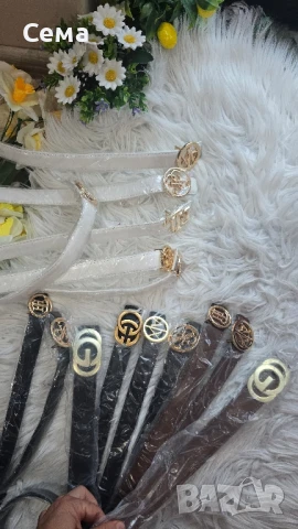 дамски нови кожени колани