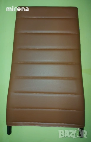 Кожен стол с висока облегалка и метални крака комплект 2 броя, снимка 4 - Столове - 53528003