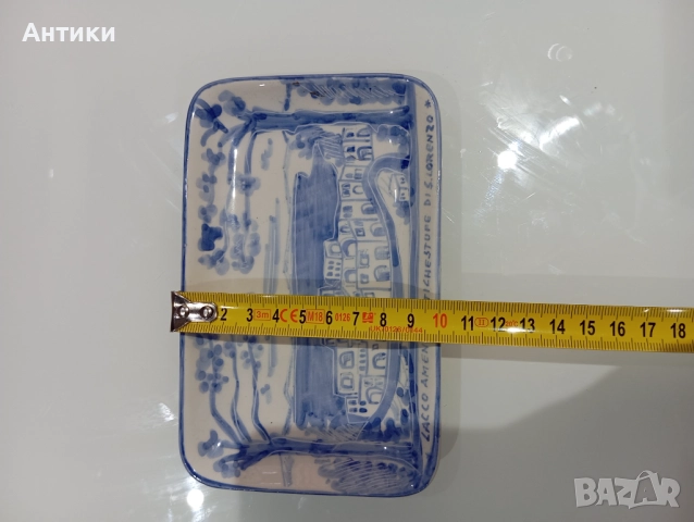 Порцеланова стара маркирана чинийка, снимка 4 - Чинии - 52496195