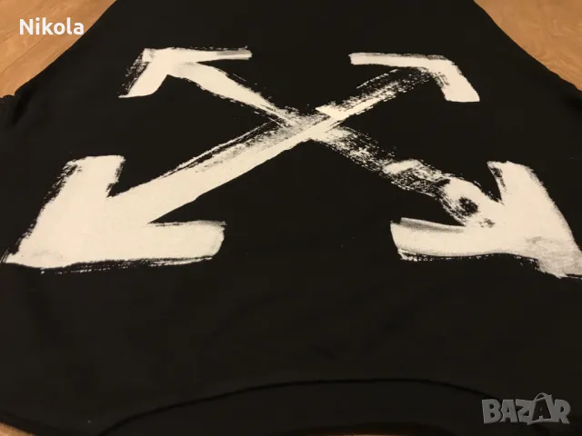 OFF-WHITE™ Paint Arrow Slim тениска, размер: S, снимка 12 - Тениски - 48678157