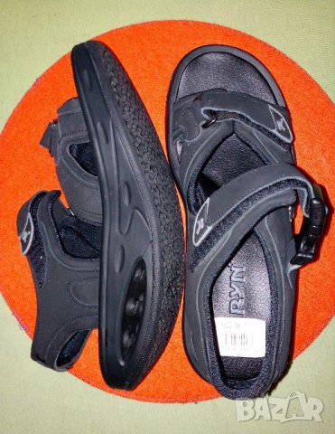 Ryn-Нови черни  сандали № 40 стелка 25 см., снимка 3 - Дамски ежедневни обувки - 33118424
