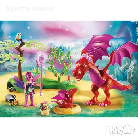 Конструктор Playmobil 71586 Майка дракон с бебето си и Фея, снимка 3 - Конструктори - 48859394