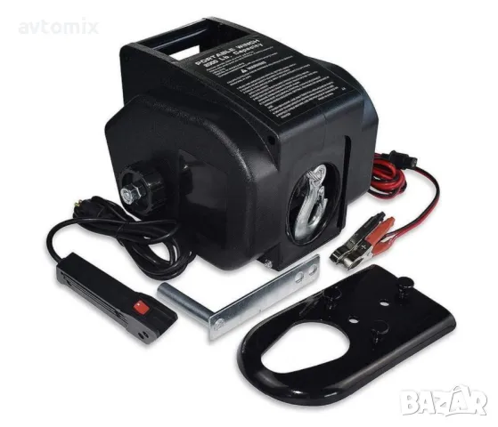 Електрическа лебедка 2000LBS, с дистанционно, 12V, до 910 кг