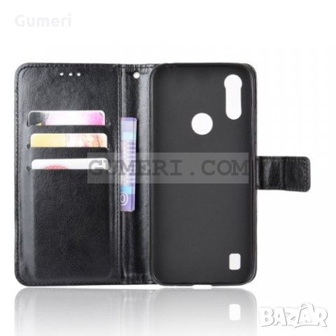 Motorola Moto E6i Тефтер Стойка, снимка 9 - Калъфи, кейсове - 33296169