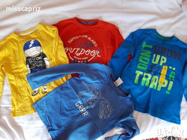 Памучни блузи с дълъг ръкав, снимка 2 - Детски Блузи и туники - 33181202