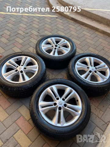 17-цолови джанти Нисан Кашкай/ Нисан Джук, снимка 4 - Гуми и джанти - 53154783