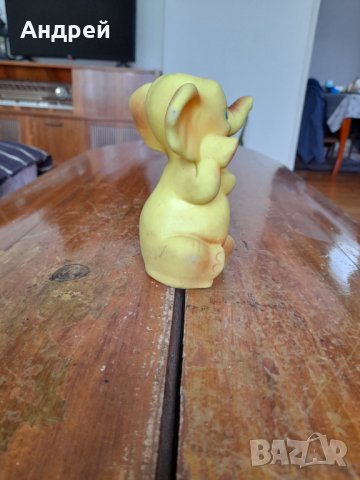 Стара гумена играчка Слон,Слонче #8, снимка 2 - Други ценни предмети - 44033387