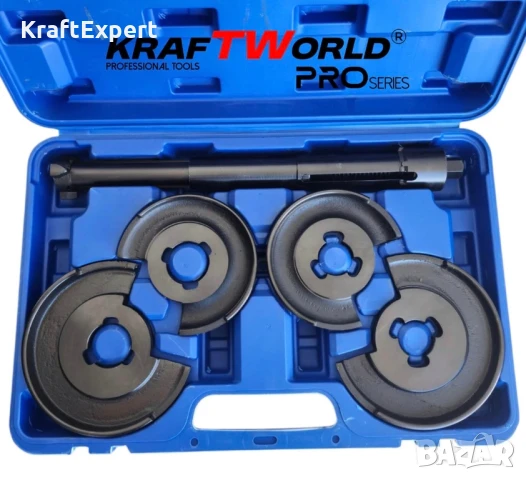 Комплект телескопични скоби за пружини Kraftworld Pro (5 части), снимка 2 - Куфари с инструменти - 50642079