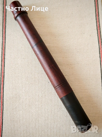 Оригинална Първа Част на Старинен Български Триставен Кавал, Началото на 20 век, снимка 2 - Антикварни и старинни предмети - 53608602