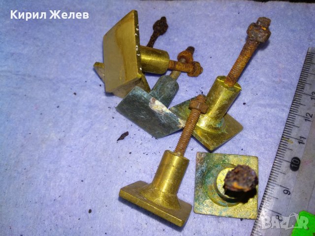 ЛОТ Шест СТАРИ ВИНТИДЖ БРОНЗОВИ ДРЪЖКИ За ШКАФЧЕ / ЧЕКМЕДЖЕ / СКРИН / ДОЛАП / ГАРДЕРОБ / ШКАФ 41276, снимка 10 - Антикварни и старинни предмети - 43949080