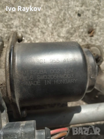 Моторче за чистачки mitsuba 3c1955419a с механизма 3c2955023023 , снимка 3 - Части - 51053794