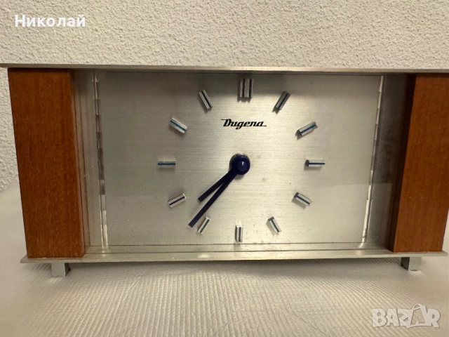 DUGENA/JUNGHANS -НАСТОЛЕН ЧАСОВНИК , снимка 2 - Антикварни и старинни предмети - 52683714