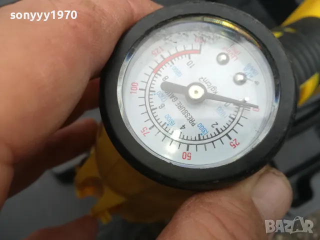 POWERPLUS-КОМПРЕСОР С МАРКУЧ И МАНОМЕТЪР 3103251616, снимка 10 - Компресори - 49711563