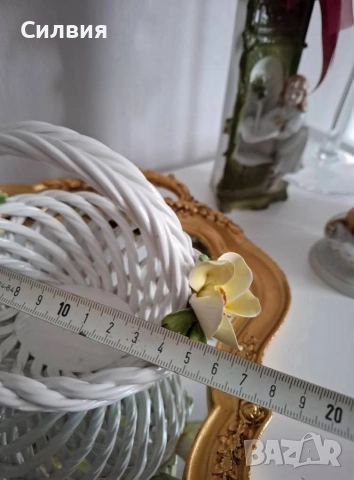 Порцеланова кошничка , снимка 8 - Декорация за дома - 52890208