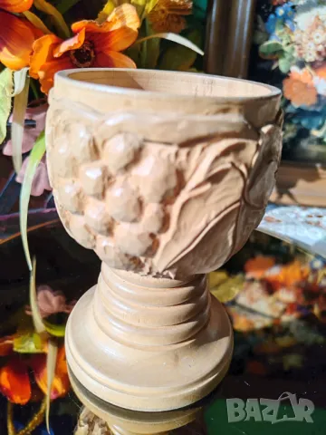 Ръчно резбован свещник/декорация от дърво ., снимка 13 - Декорация за дома - 48895774