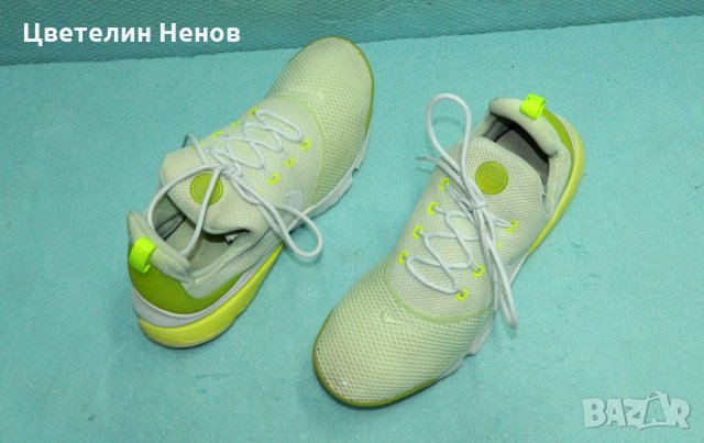 маратонки NIKE Presto Fly  Barely Volt/White/Volt  номер 40,5 , снимка 10 - Маратонки - 28298063