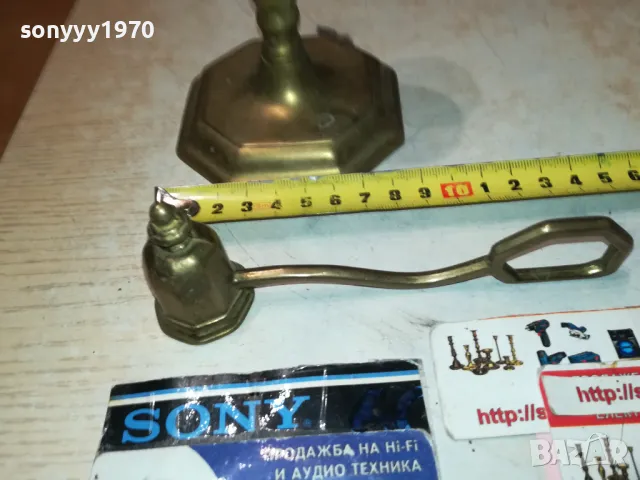 МЕД МЕСИНГ 2БР  ОТ ФРАНЦИЯ 1811241542, снимка 13 - Антикварни и старинни предмети - 48013283