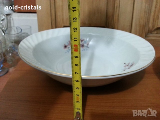 Стар български порцелан купа , снимка 6 - Антикварни и старинни предмети - 35031427