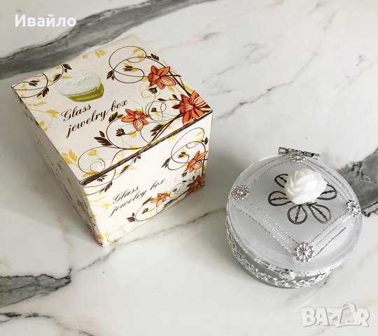 Стъклена кутия за бижута, снимка 6 - Други - 33209838