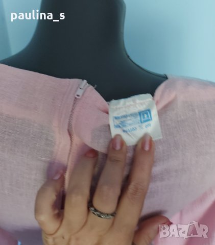 Винтидж кенарена рокля с дантела / Англия , снимка 7 - Рокли - 33306899