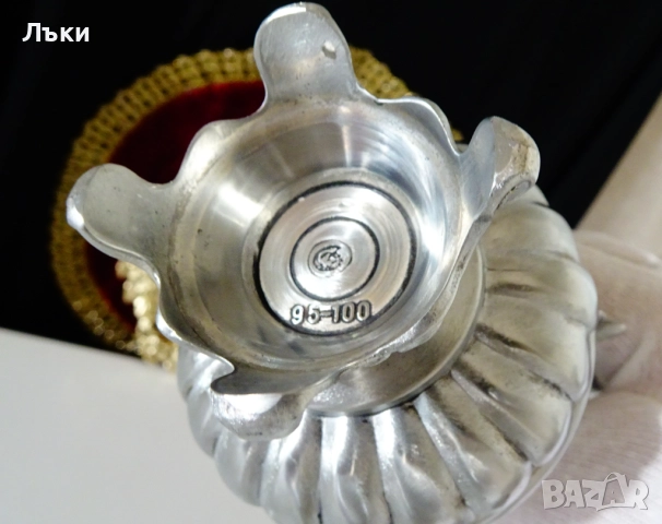 Калаена кана,релефни цветя,барок,рококо. , снимка 8 - Антикварни и старинни предмети - 52394039